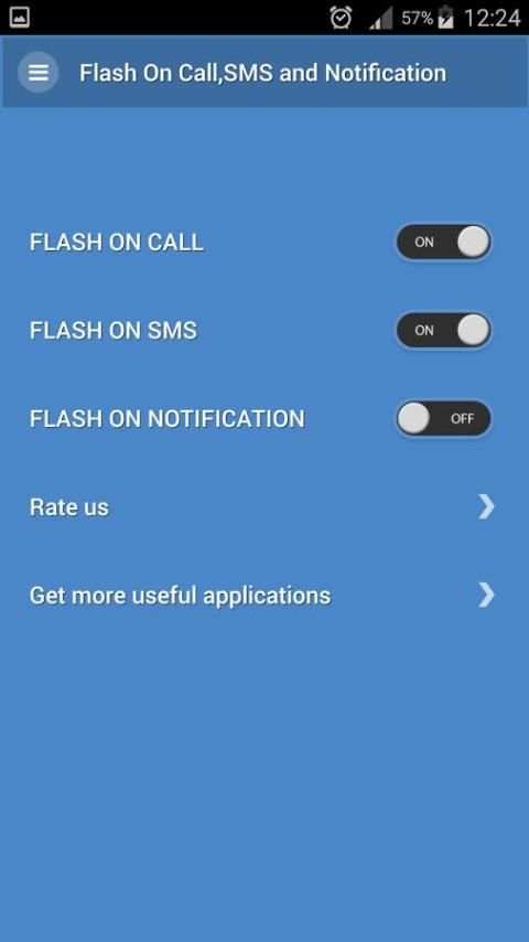 Flash Alert Call, SMS & Notify 1 تصوير الشاشة