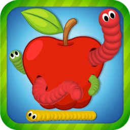 Slither Worm IO * Snake Eater Dash in Apple War أيقونة