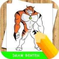 how to draw cartoon ben 10 on 9Apps