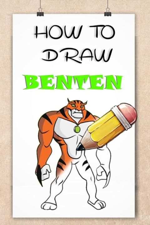 how to draw cartoon ben 10 screenshot 6