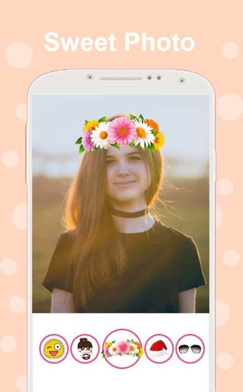Face Filter,Sweet Camera, Selfie Editor, Collage screenshot 1