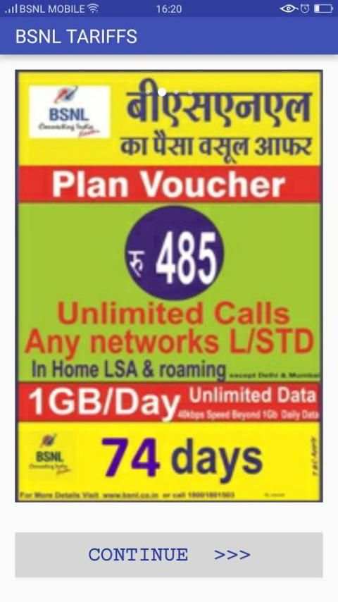 BSNL Tariffs स्क्रीनशॉट 6