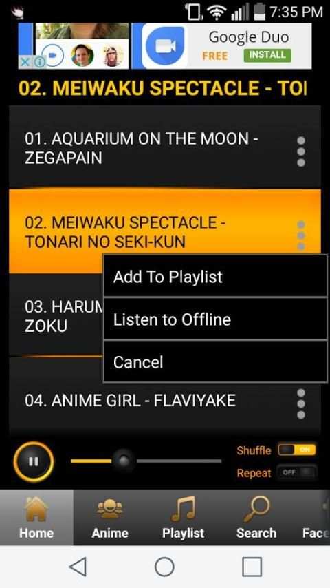 Anime Music screenshot 12