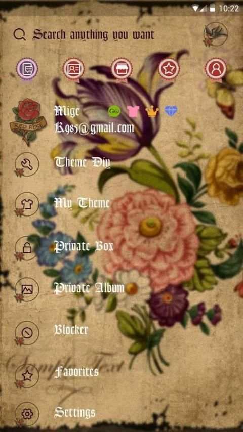 GO SMS RETRO LOVE THEME screenshot 1