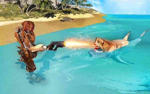 X Ray Robot Car: Shark Hunting screenshot 1