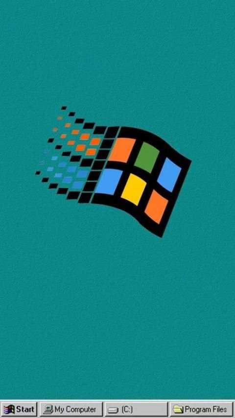 Windroid tema for windows 95 PC Computer Launcher screenshot 2