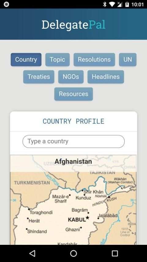 DelegatePal - Model UN Research Tool скриншот 5