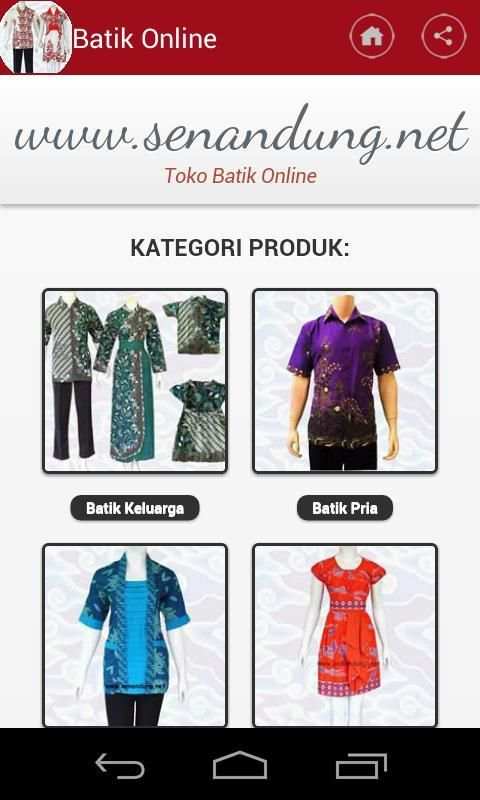 Baju Batik Online screenshot 2