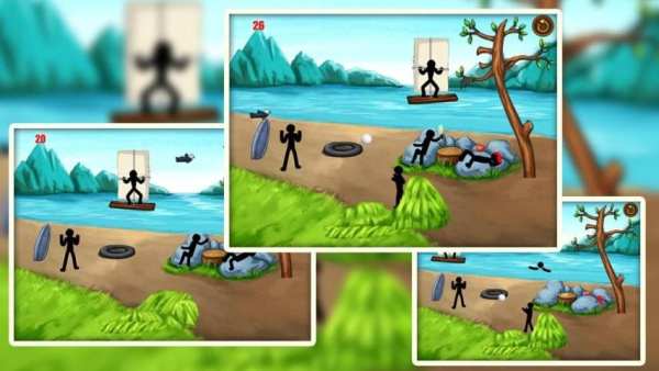 Stickman Holiday Death скриншот 2