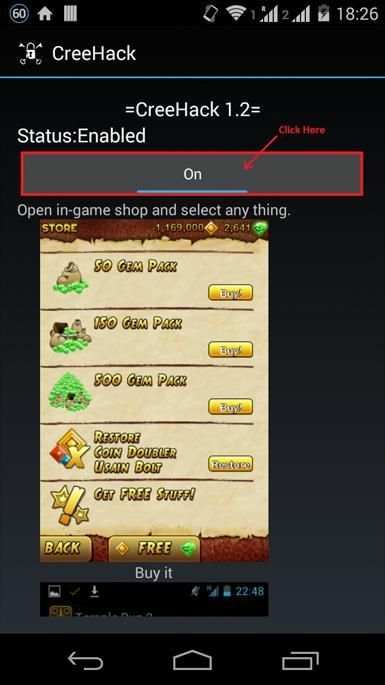 CreeHack screenshot 2