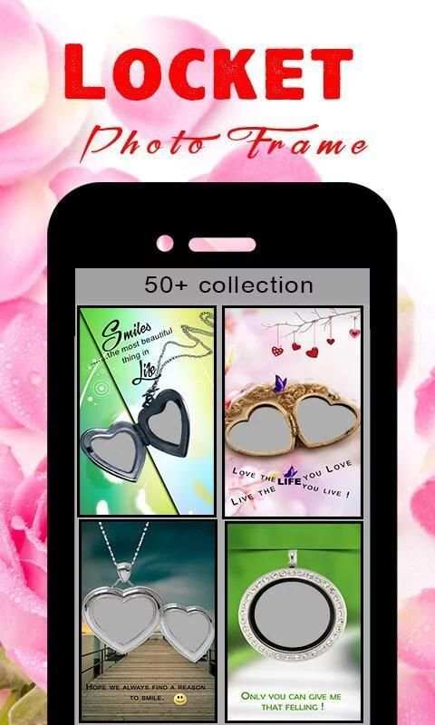 Locket Photo Frames Maker screenshot 1