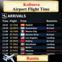 Koltsovo Airport Flight Time on 9Apps