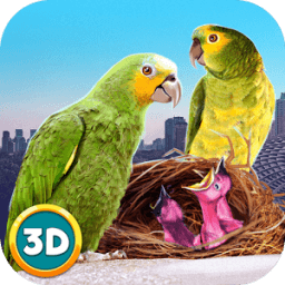 City Bird Parrot Simulator 3D иконка