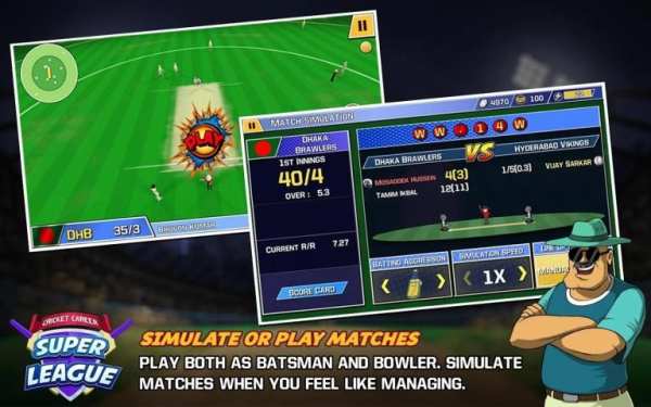 Cricket Career Super League screenshot 12