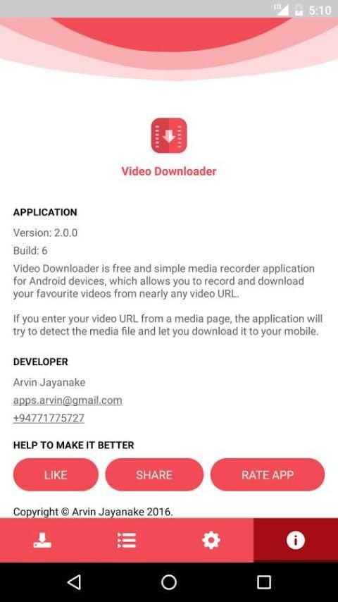 Video Downloader скриншот 1