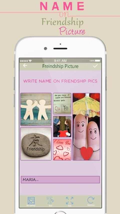 Name On Friendship Pics скриншот 3
