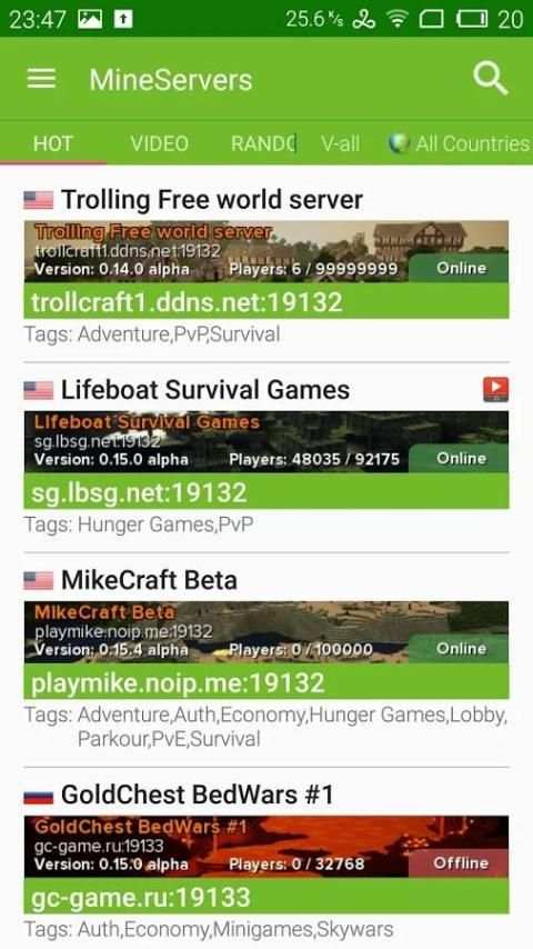 Cool Server List For Minecraft screenshot 18
