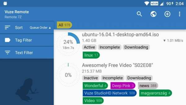 Vuze Remote screenshot 15
