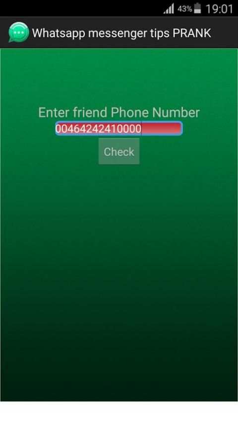 Hack WhatsApp Messenger Tips prank screenshot 2