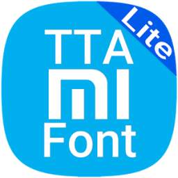 TTA Mi Font Lite 1.3
