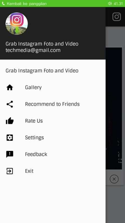 Grab Instagram Video and Foto screenshot 1