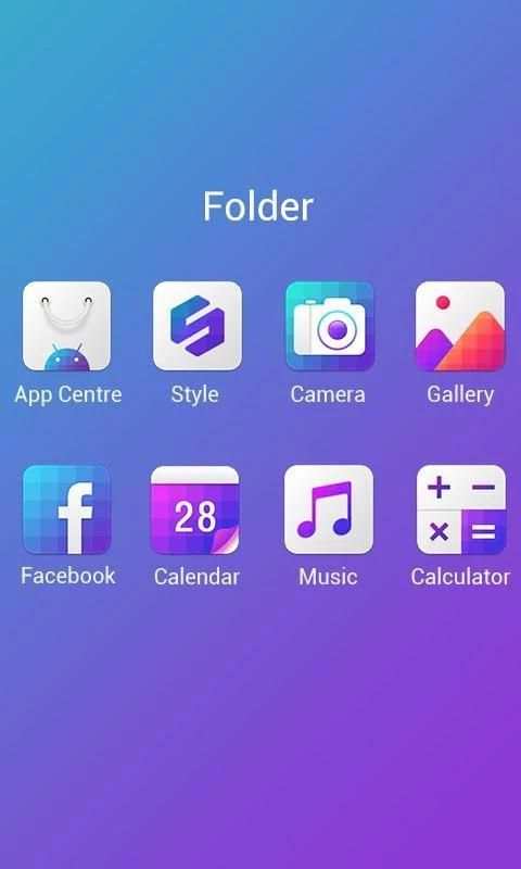 Mosaic GO Launcher Theme скриншот 2