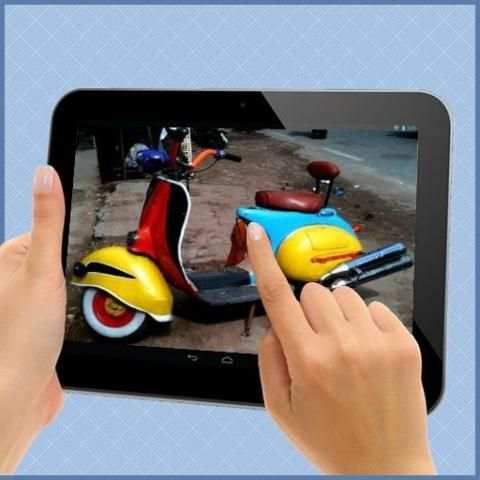 Modifikasi Scooter Kreatif Stock Foto screenshot 2