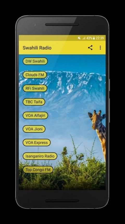 Swahili Radio screenshot 1
