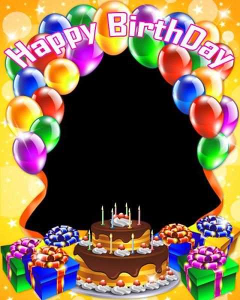 Free Happy Birthday Poto Frame screenshot 1