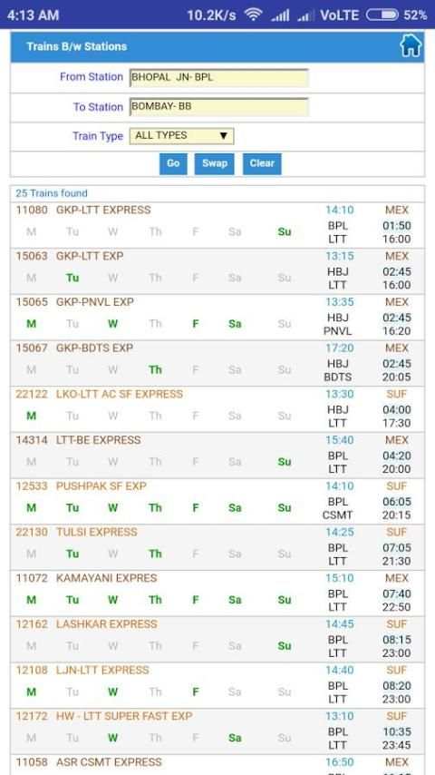 Live Train Status screenshot 3