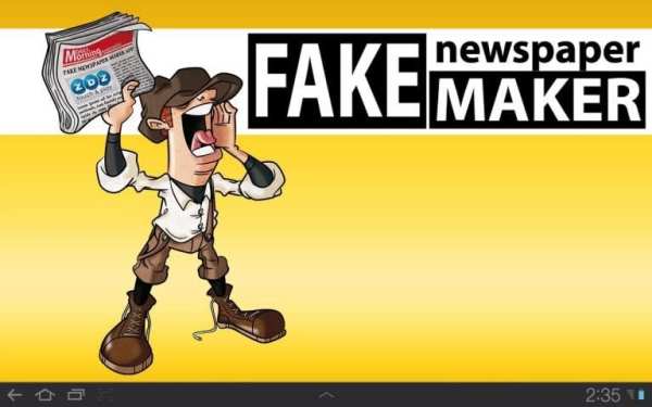 Fake Newspaper Maker Creator скриншот 10