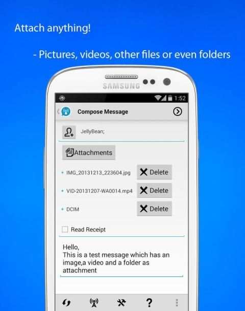 WiFi File Transfer - IPMsg स्क्रीनशॉट 4