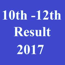 10th 12th Board Result 2017new