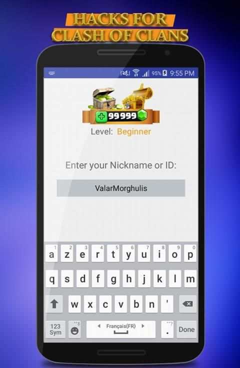 Cheat in Clash Of Clans Simulator ** 2 تصوير الشاشة