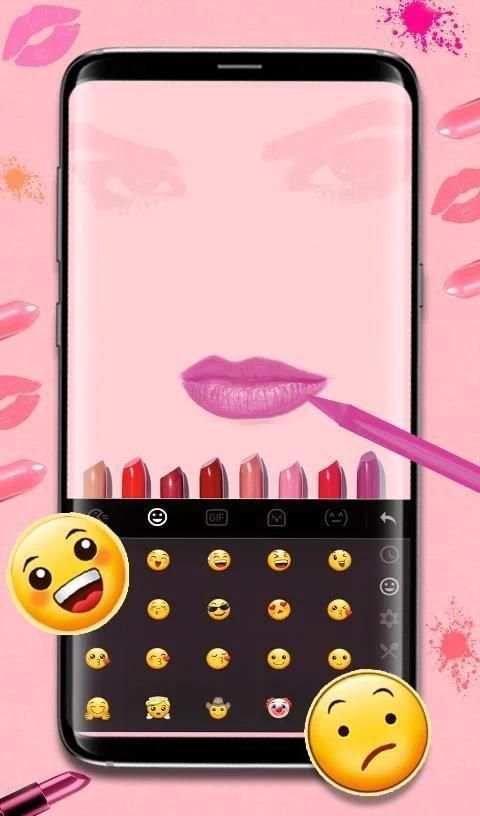 Lipstick Keyboard Theme screenshot 4