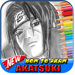 How to draw akatsuki icon