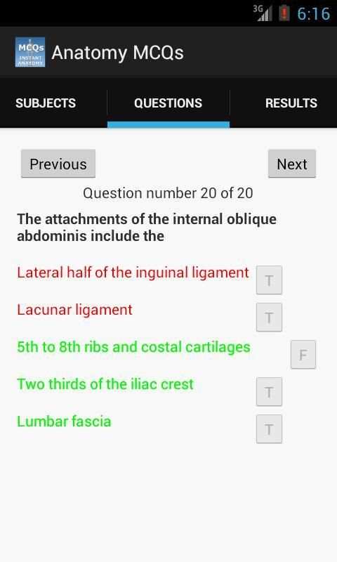 Anatomy MCQs Free स्क्रीनशॉट 4