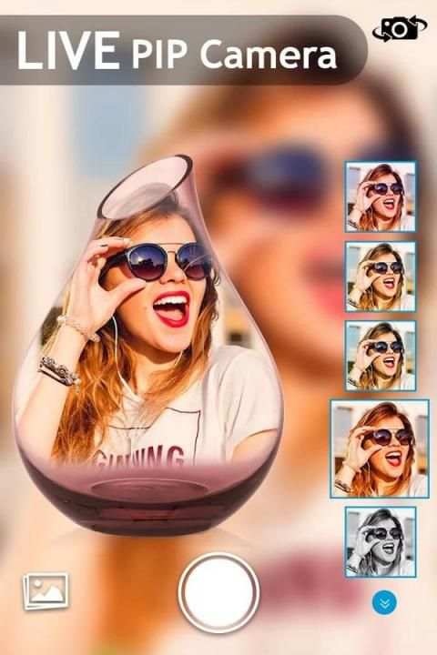 Live PIP Camera Photo Editor скриншот 4