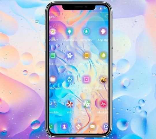 Colorful cool wallpaper theme 2 تصوير الشاشة