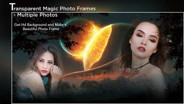 Transparent Magic Photo Frames - Multiple Photos screenshot 1