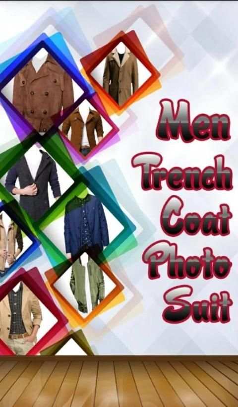 Men Trench Coat Photo Suit screenshot 5