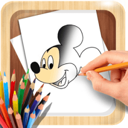 How to Draw Mickey Mouse &amp; Friend Characters أيقونة