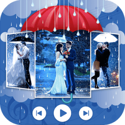 ikon Rain Photo Video Maker With Music