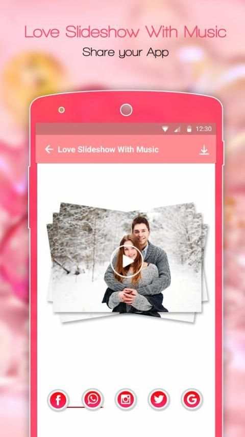 Love Slideshow Maker With Music : Movie Maker screenshot 1
