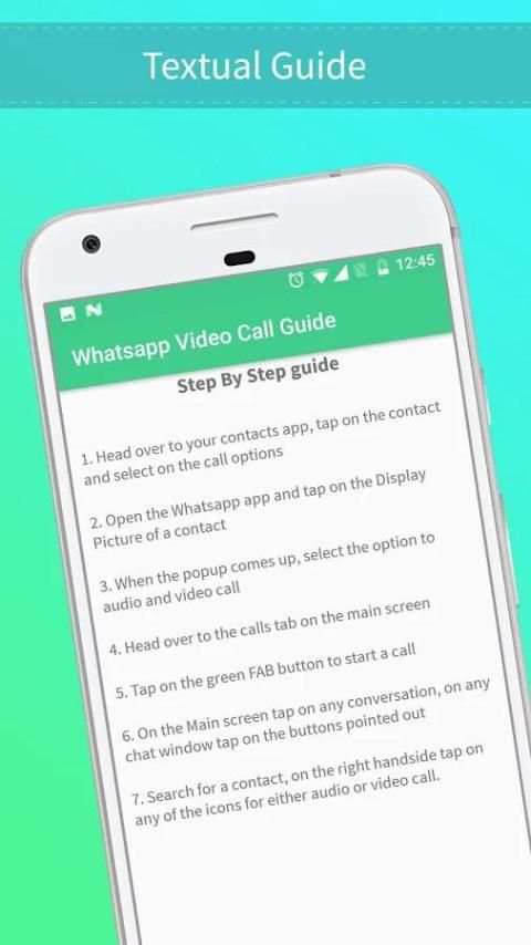 Video Call Guide for Whatsapp скриншот 3