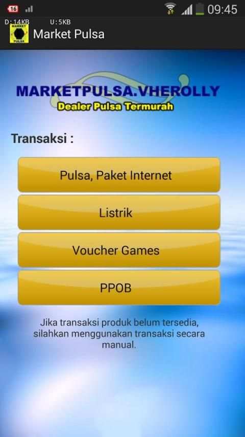 Market Pulsa screenshot 2