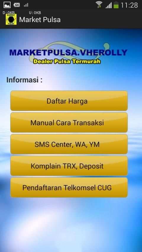 Market Pulsa screenshot 1