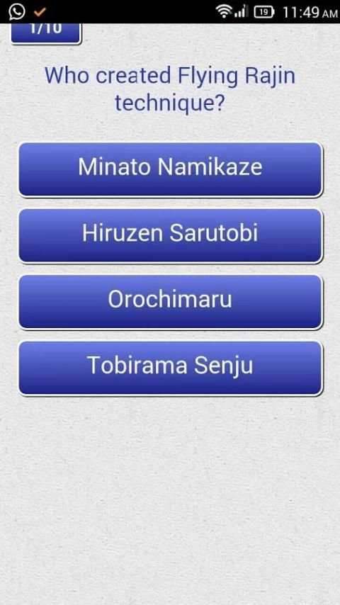 Quiz App for Naruto скриншот 2