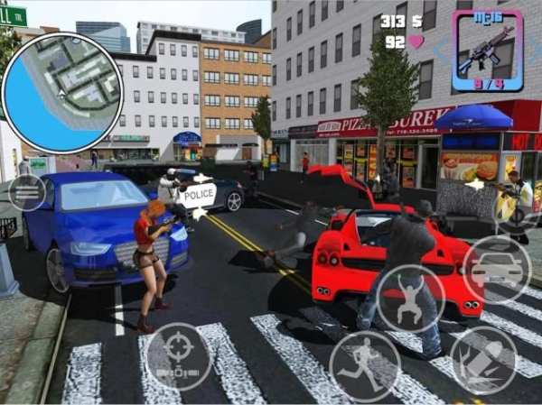 Crime Wars Island / Mad City Clash Of Crime स्क्रीनशॉट 2