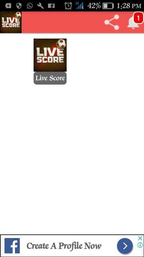 Live Score App скриншот 2